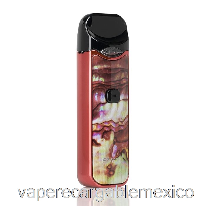 Vape Recargable Smok Nord 15w Pod Kit Patrón De Cáscara Roja Ladrillo